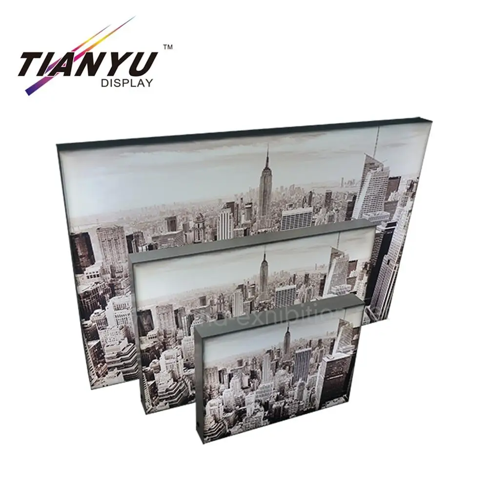 Tianyu Custom Made Tension Fabric Backlit Light Box Led Module Profile Aluminum Lightbox