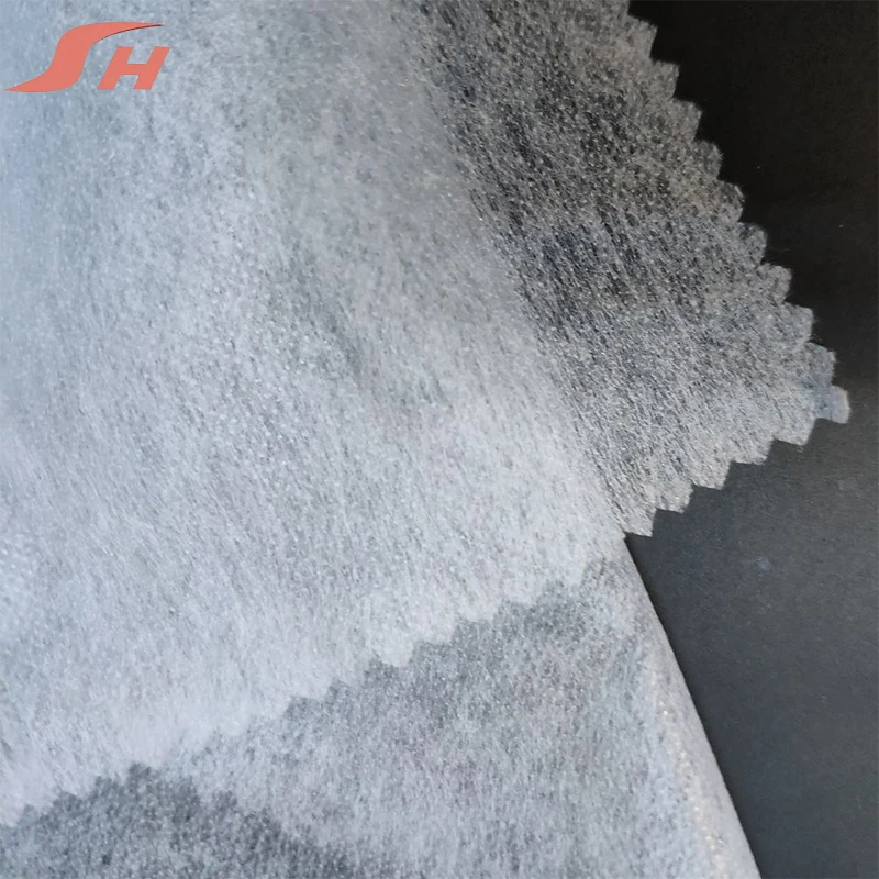 
Factory direct sale polyester/nylon fabric fusing nonwoven interlining 