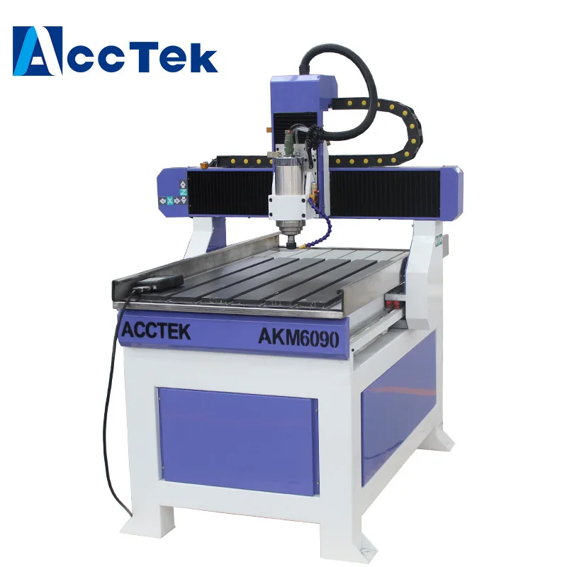 Desktop mini metal PCB jewelry jade stone stainless steel dog name tag engraving cutting cnc router machine 6090 6012 1212