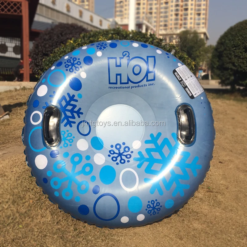 
OEM Inflatable Snow Tube Sled Air Tube Winter Inflatable Round with handles surfing inflatable snow tube 