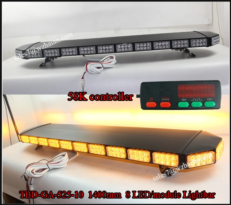 Portable Led Transporter Strobe Lightbar Emergency Signal Flash Vehicles Trucks Light Bar