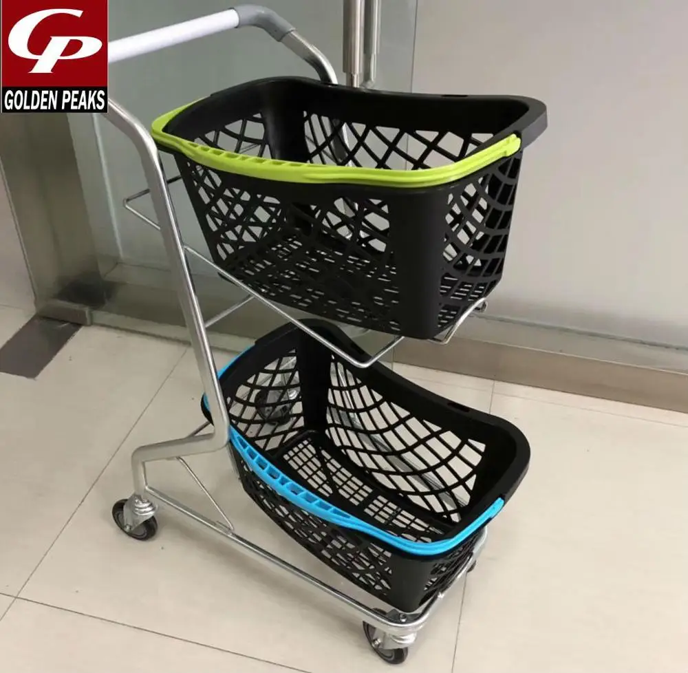 
2018 new hot-sale plastic shopping basket 