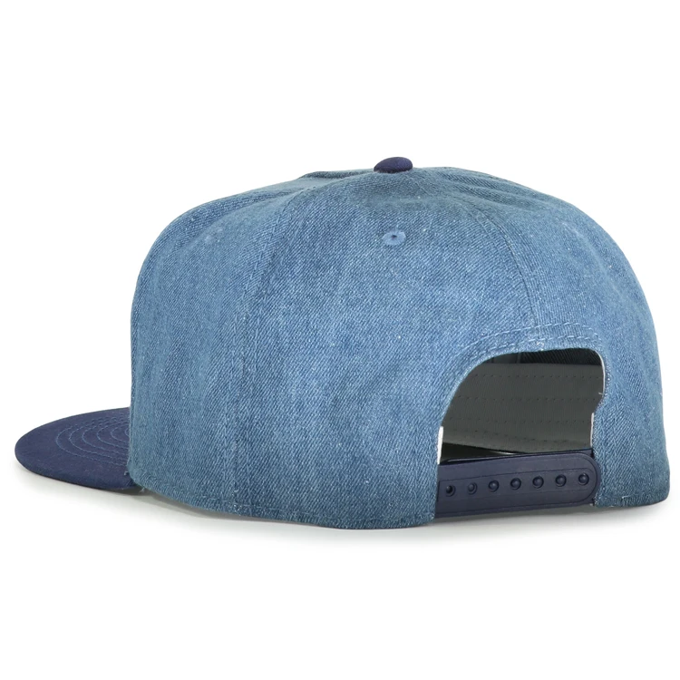 Wholesale Cheap Custom Denim 5 Panel Snapback Hats And Caps