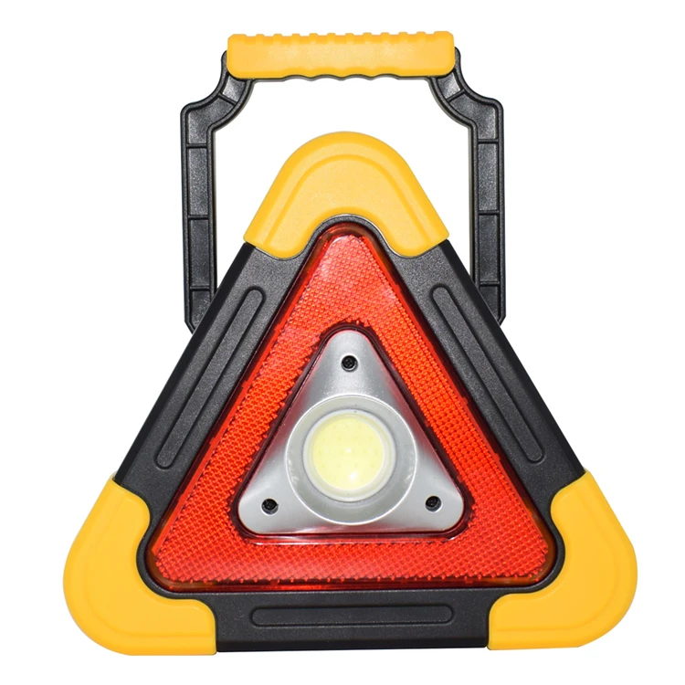  Goldmore Led road flare led safety COB+30LED triangle warning light emergency safe with hook without