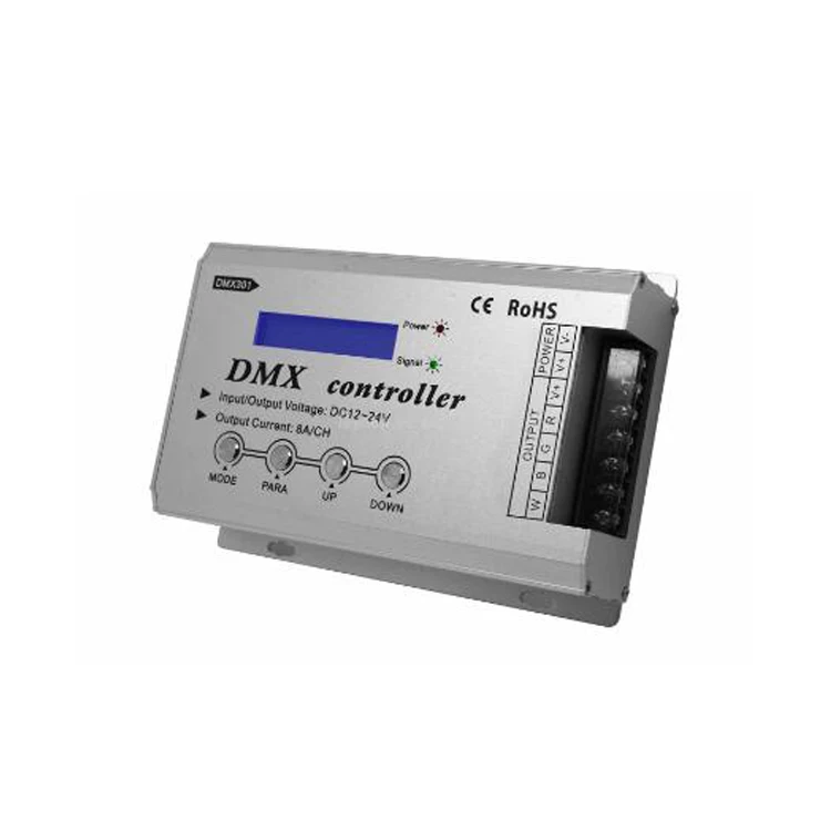 512 Channel Dmx Controller Low-Voltage DMX Controller With LED Display Dmx Decoder