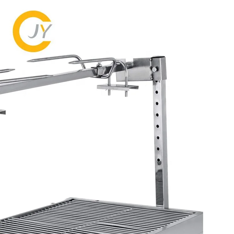 Electric Automatic BBQ Grill Roast Branch Metal Spit Roaster Rod Charcoal Pig Chicken