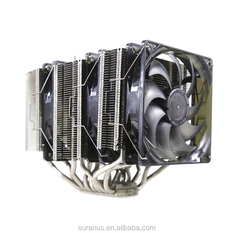 Three Towers Aluminum Heatsink 12V PC CPU Liquid Cooler Copper Heatpipes