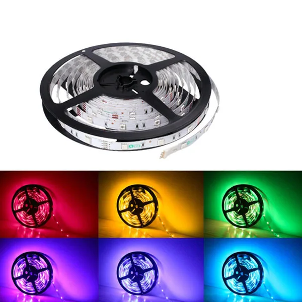 Led light Flexible Epistar RGB led strip 5050 IP66 with 2 years warranty 5v les strips