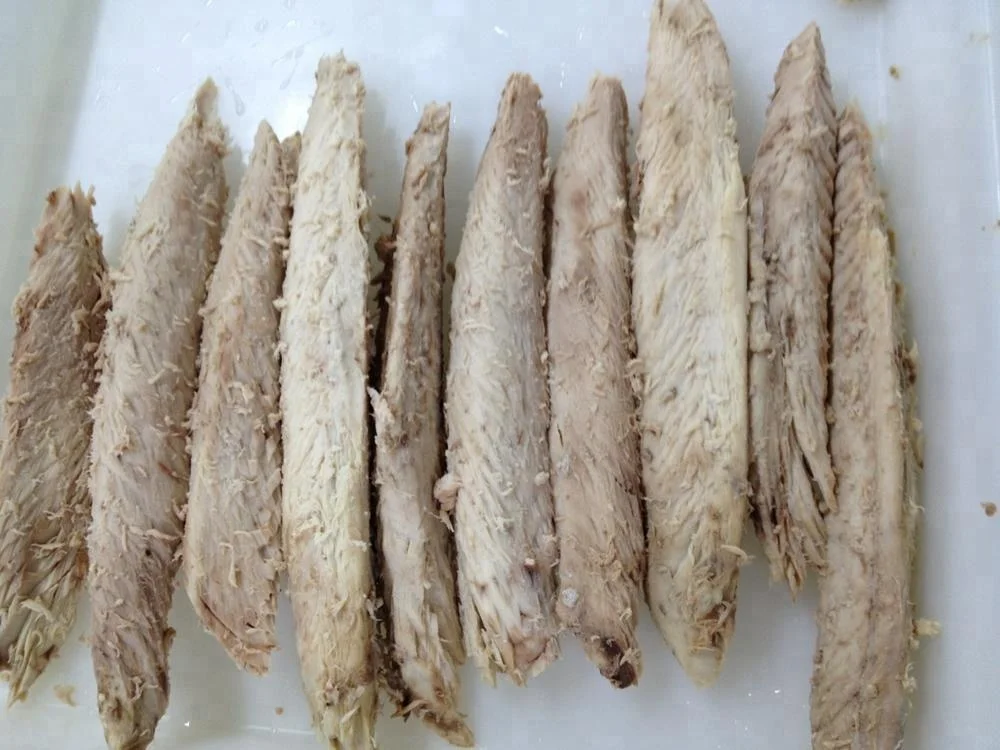 Precooked Auxis Thazard frozen Bonito Tuna Loins and Flakes