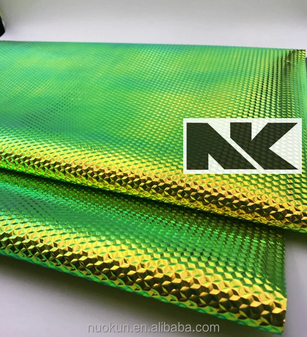 NK P032 PU diamond design embossing leather artificial leather for shoes printing faux leather custom print vinyl