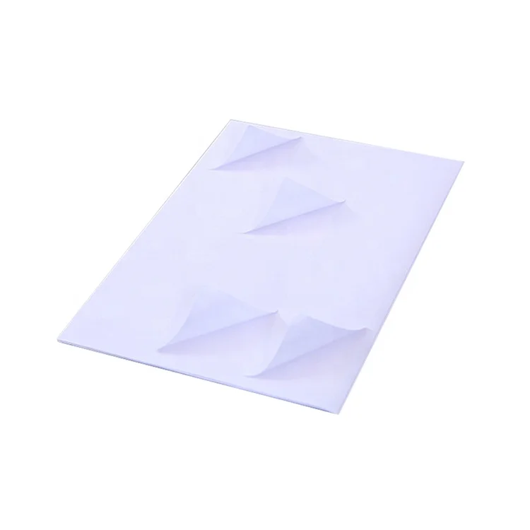 White Matte 8.5 x 11 Shipping Address Label Sticker with 12 Labels