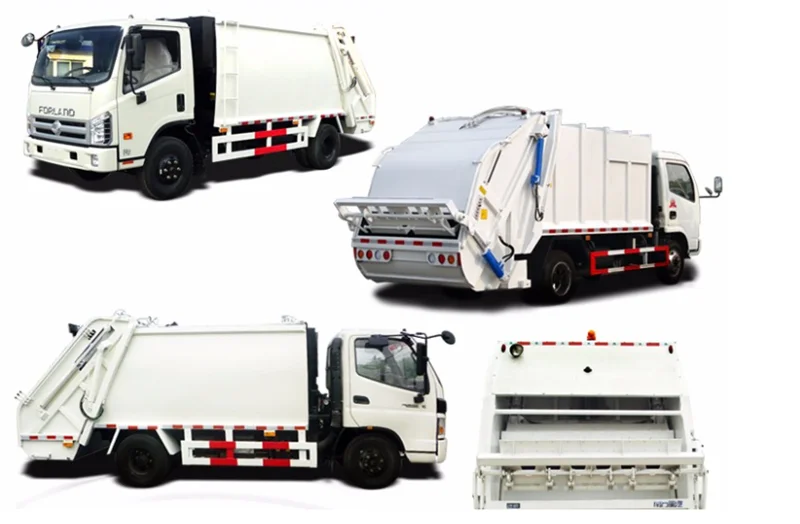 
small waste collection truck light garbage compactor refuse disposal vehicle 