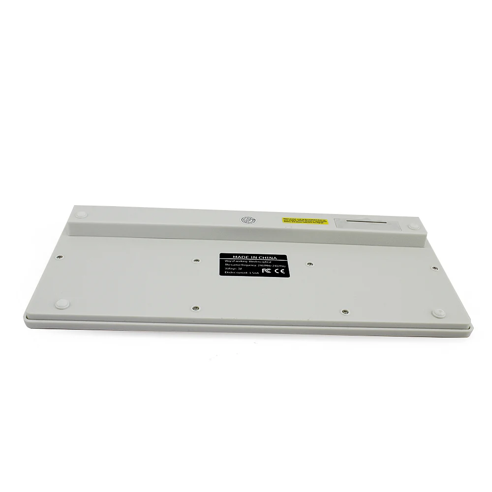 White wireless silicon keyboard and mouse for 7 inch tablet slim keyboard wireless