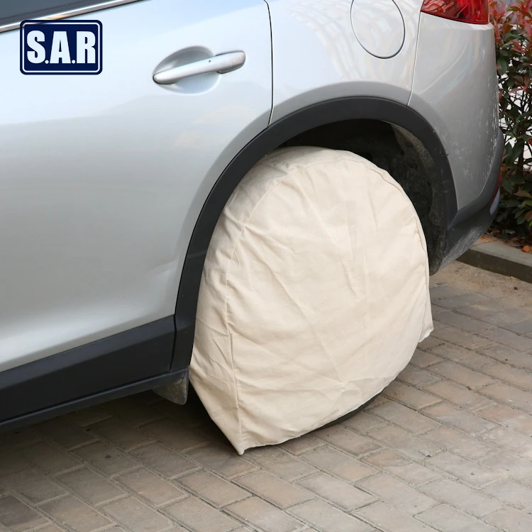 Wholesale popular fabric spare canvas tire cover
