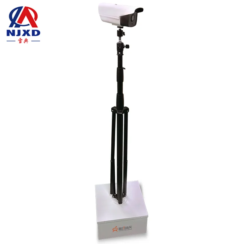 Xuedian 5m to 10m rapid deploy cctv trailer telescopic mast