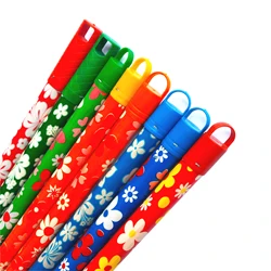 Wholesale broom	new design cleaning supply household goods for pvc shrink wooden handle