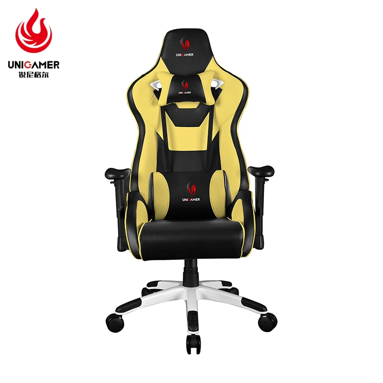 High Back Comfortable Computer Chairs Factory Supply Racing Leather Gaming Chair with Wheels