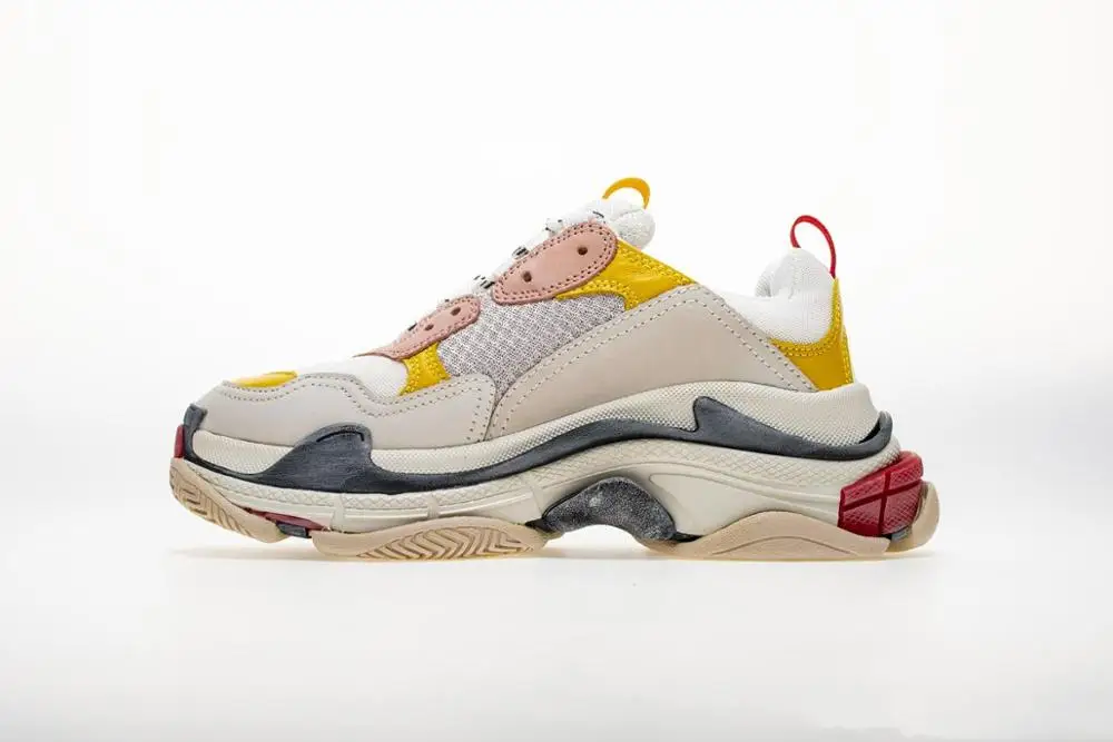 
Hot Selling Brand Women Chunky Sneakers Triple S Breathable Sports Shoes Zapatillas Mujer 