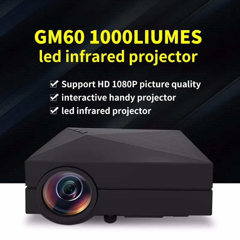 GM60 интерактивные handy oem светодиодный проектор