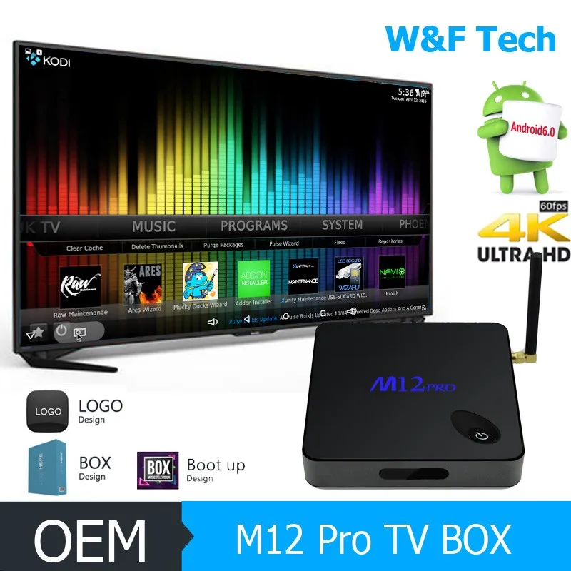 Лучшие продажи продуктов tv box для румынии smart m12 pro amlogic s912 wifi tv smart box