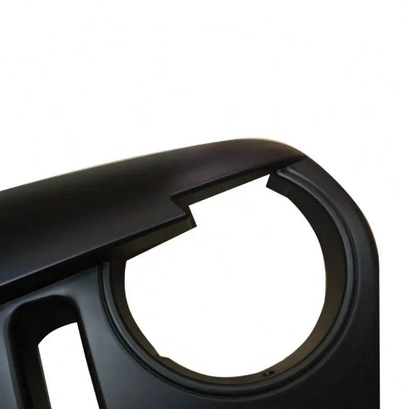 Lantsun J187 Lantsun Angry Grille Front Matte Black Overlay TJ Grill 1997-2006 for Jeep For wrangler TJ LJ