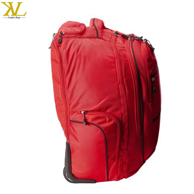 Travel Laptop Trolley Bag for Men and Women Customized Backpack on Wheels