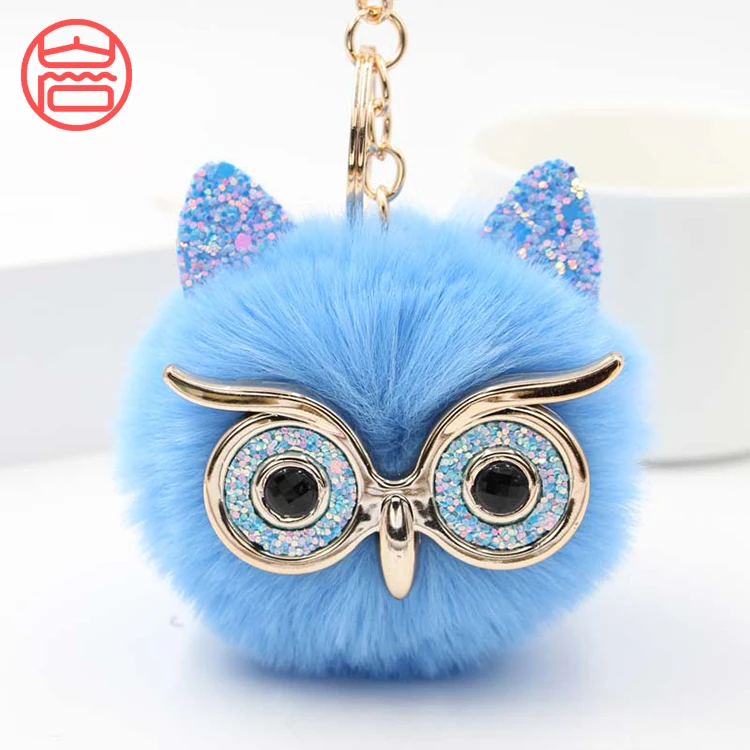 
Rabbit animal fur pompoms for real fur ball for slippers keychain hat pom pom 