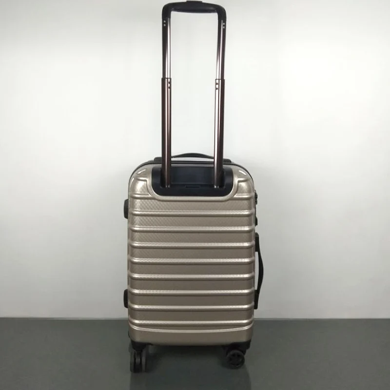 100% PC sky travel trolley luggage with front pocket GSP Indonesia factory