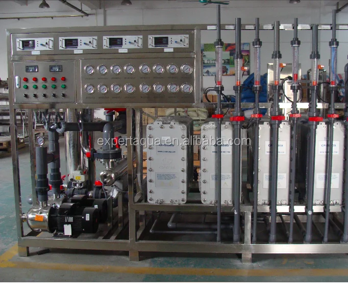 20T/H RO Reverse Osmosis EDI Electrodeionization Ultra pure water for chemical process water