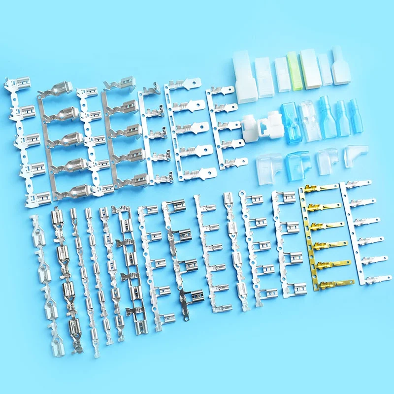 QWT 6,3 мм faston обжимной шнур конец кабеля Электрический замок quick disconnect провода терминалы