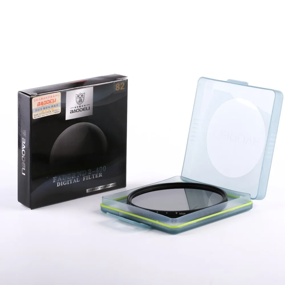 Baodeli 77Mm Neutral Density Slim Fader Nd Filter Camera Filter