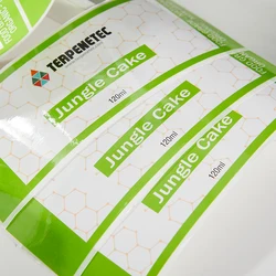 Wholesale Custom Roll Packaging Label Logo Printing Personalized Adhesive Sticker Food Labels