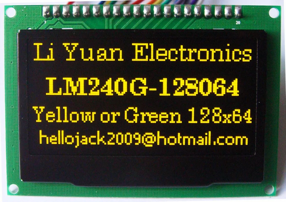 2,4 2,42 дюймов 128*64 LM240 плата контроллера, модуль ЖК-дисплея oled