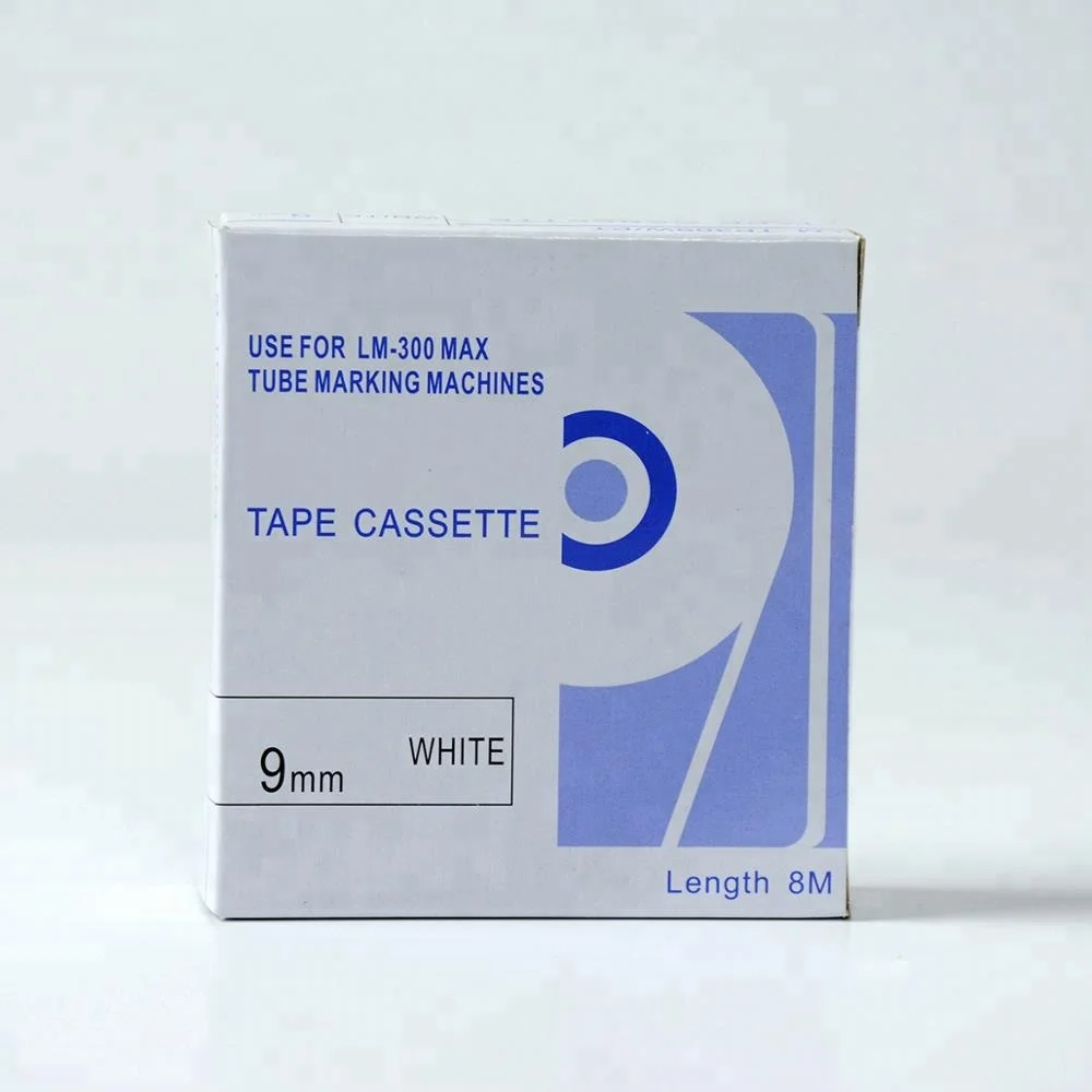 Compatible for MAX Label Tapes LM-TP305W for MAX Electronic Lettering Machine LM-370A LM-370E LM-380A LM-380E