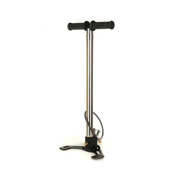 Minya factory 4 stage 4500psi high pressure hand pump pcp air gun compressor