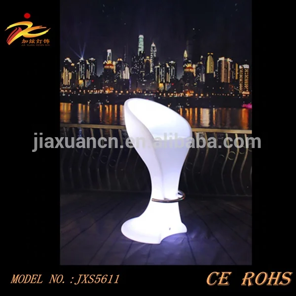 garden led glow furniture outdoor chair,led stool