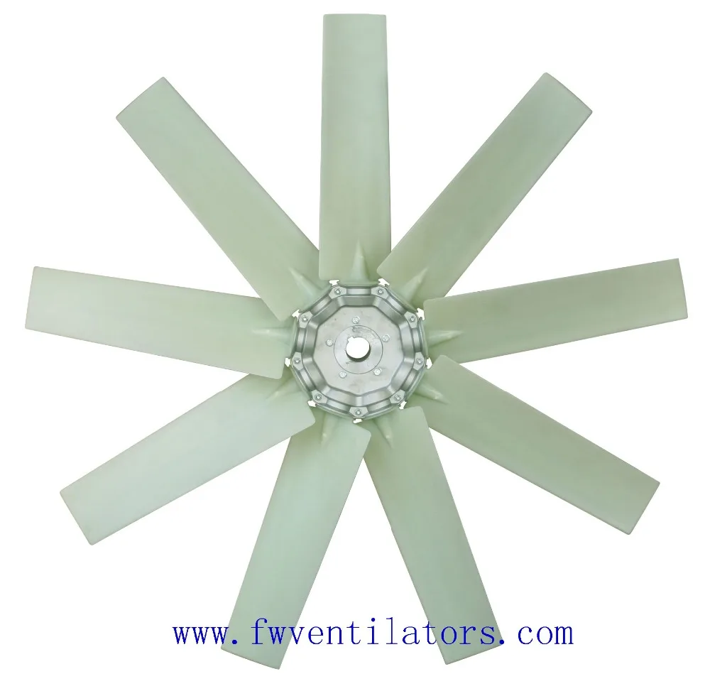 industrial strengthening and toughening of nylon material axial PAG blade PPG fan blades
