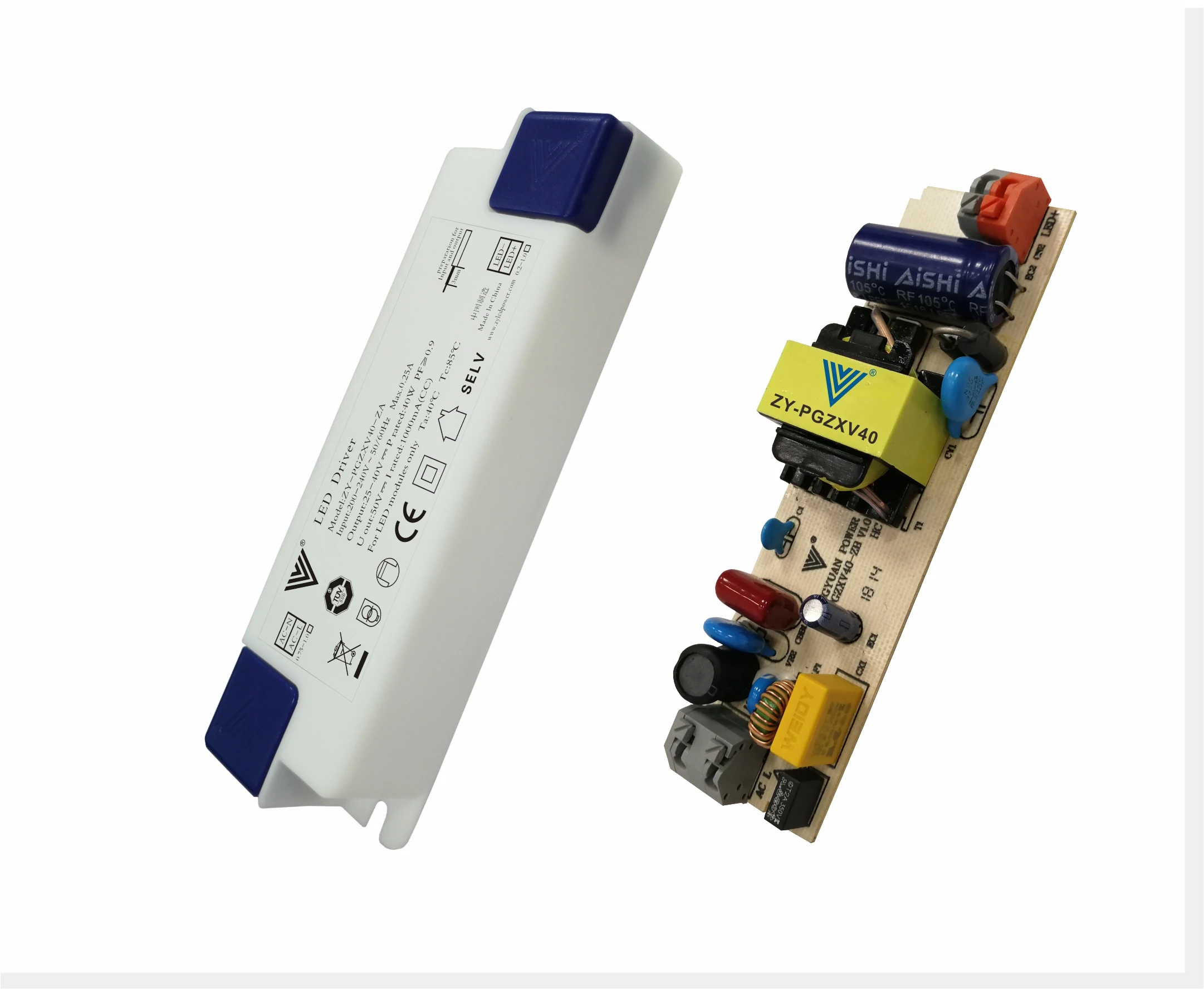 CE TUV SAA CB CCC одобрено высокий PFC изолированный 36W 900ma светодиодный панельный Светильник направленного света драйвер для европейского рынка