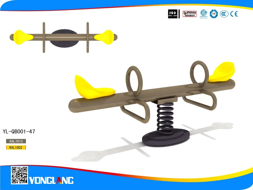 selling kids games outdoor playground seesaw set