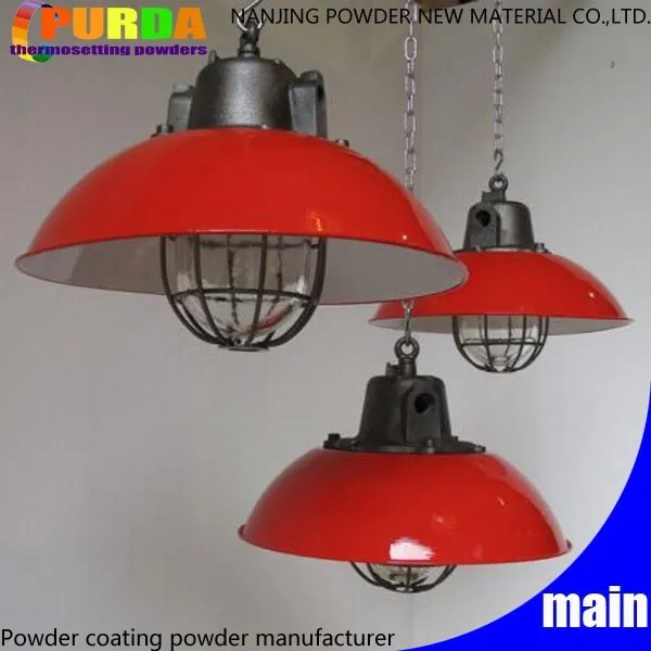 Ral 2010 сингаль оранжевый порошковая покраска для крышка лампы