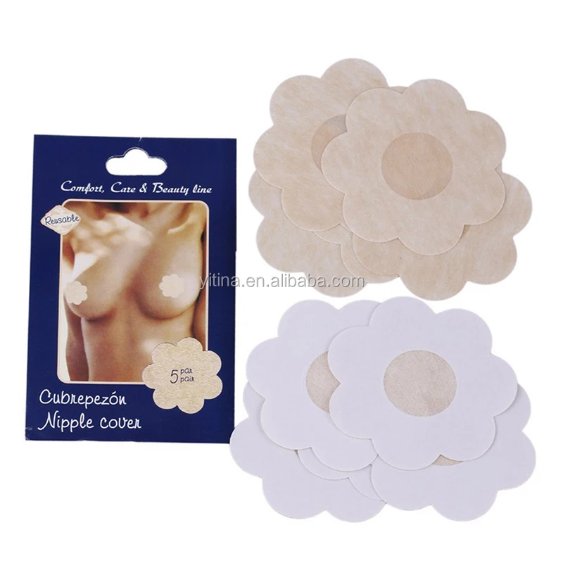 
Wholesale one-off breast nipple pasties #ONC003 non-woven fabric women nipple cover 
