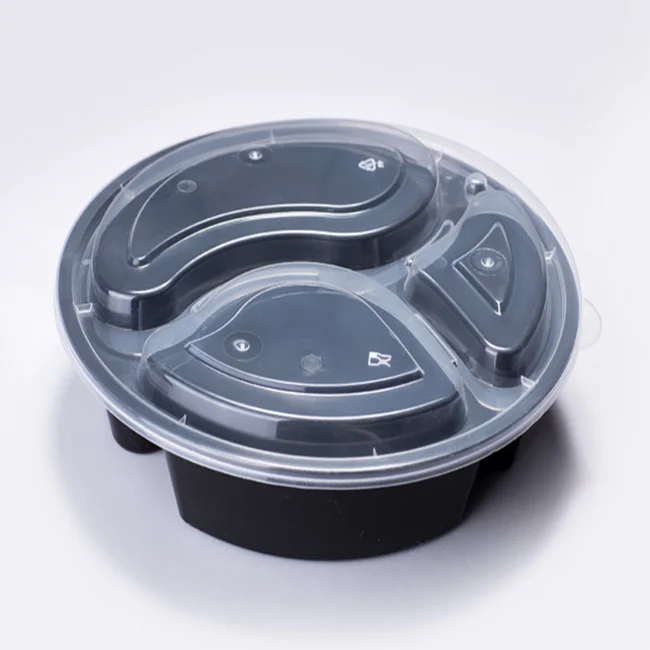 
compartment microwave disposable container lunch food tray 
