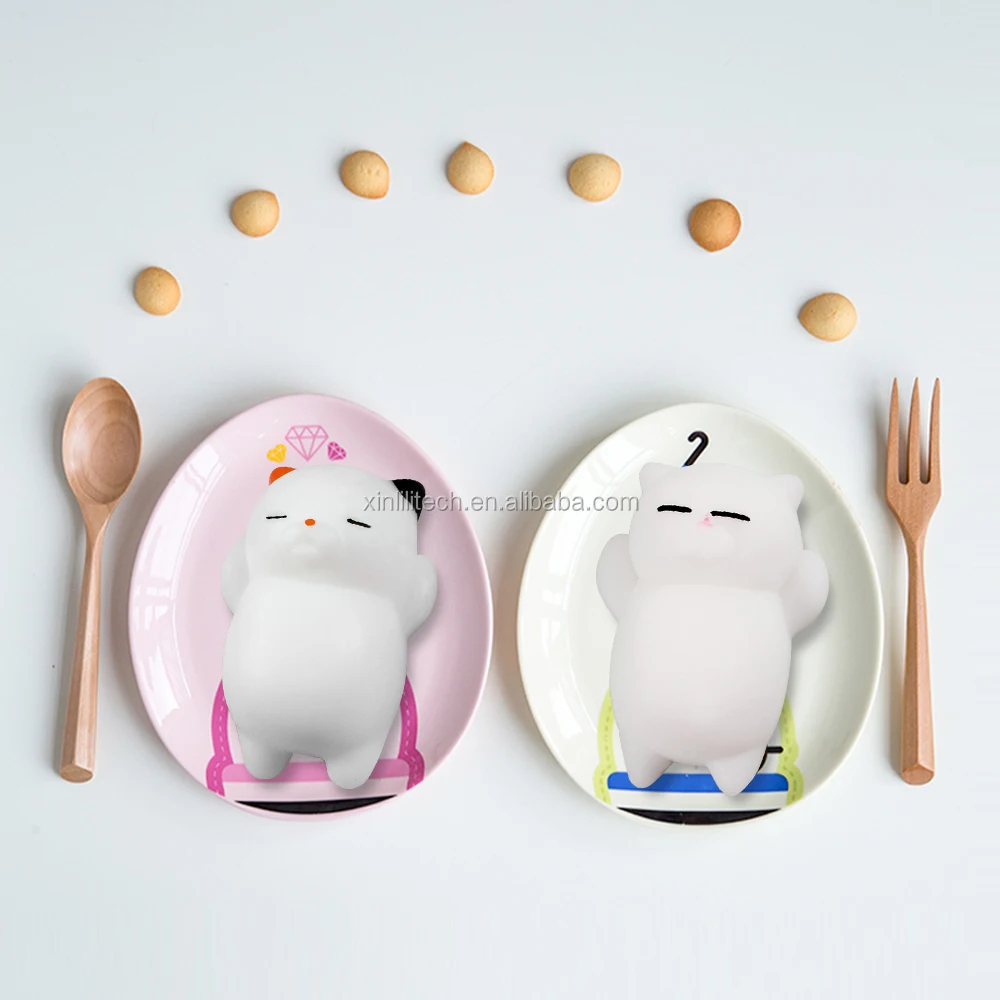 
Squishy Phone Straps for iPhone Cute Mini Soft Silicone Squishy Toy Finger Pinch Squeeze Toy 