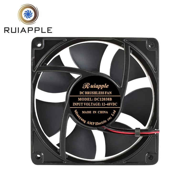 
12038 Dc Dc High Air Flow 250cfm Exhaust Fan 120x120x38mm 12038 120mm 12v Dc Cooling Fan 