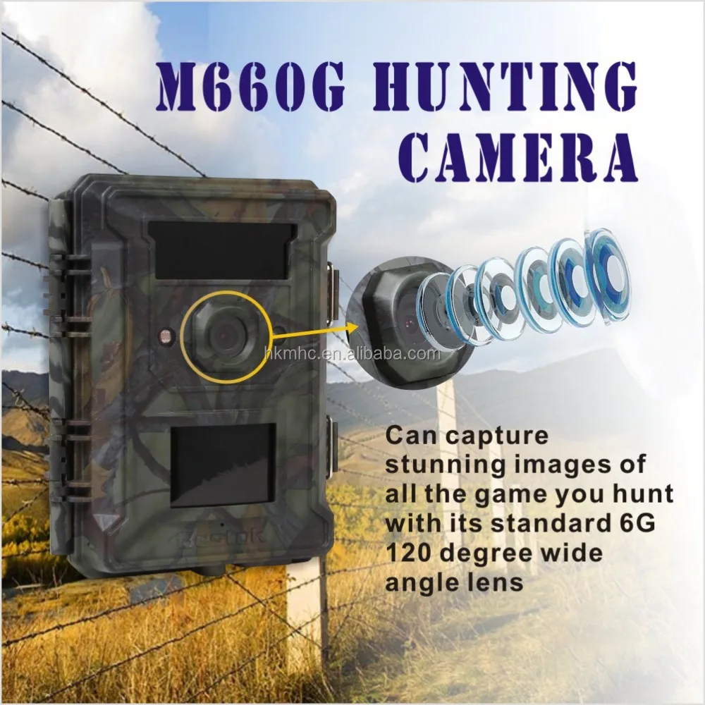Custom HD Video Hunting Trail Camera OEM ODM Wide Angle Camera Trap
