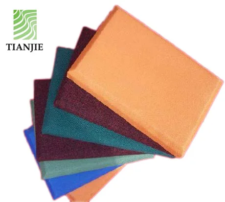 Tianjie Acoustic panels Factory Cinema movie theater soft sound fabric wrapped acoustic wall panel