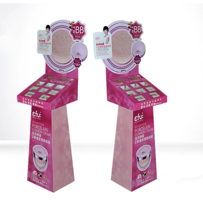 
Factory price Supermarket Showy Beauty Corrugated Display Rack 