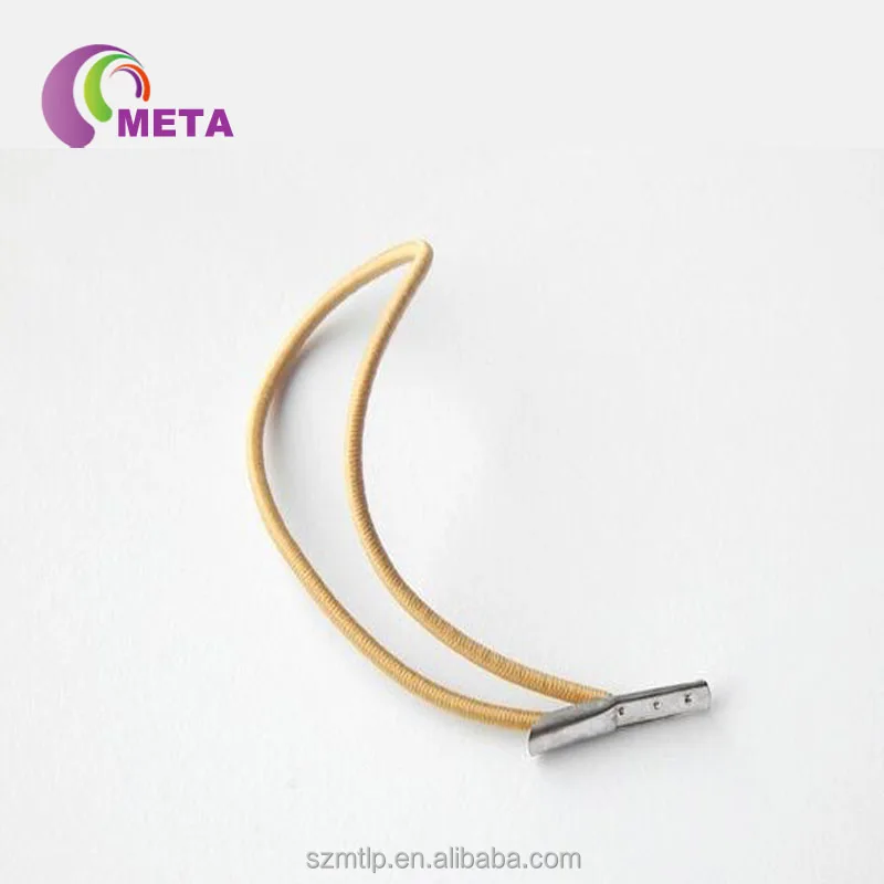 
Customize Elastic Cord With Metal Barb End, Elastic Loop Barbs 