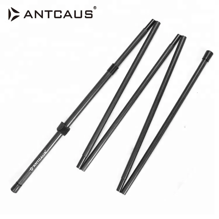 2.1M Carbon Fiber Customized Outdoor Telescopic Adjustable Pole Flexible Camping Camping Tent Poles