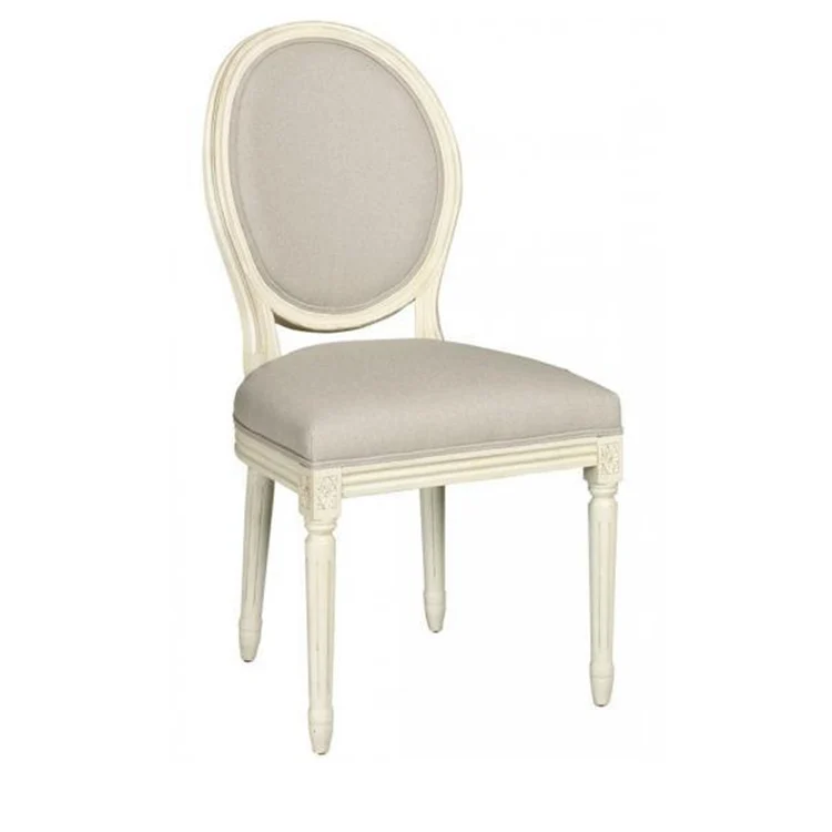 Wholesale Event Hire Banquet Use White Frame Wood Louis Chairs